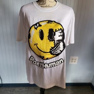 White PostHuman Graphic Tee